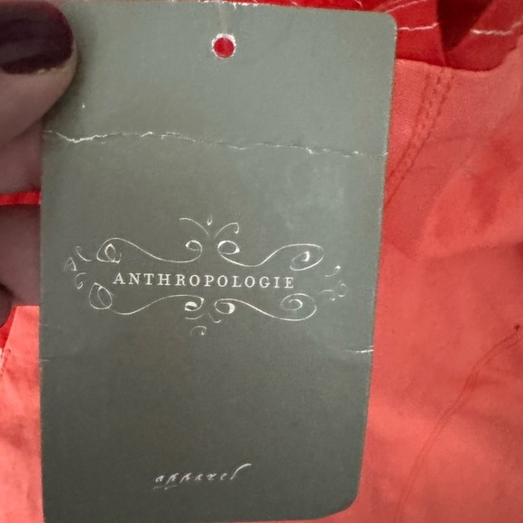 Anthropologie Floreat Floral Embroidered Top Size 2 - Picture 4 of 6